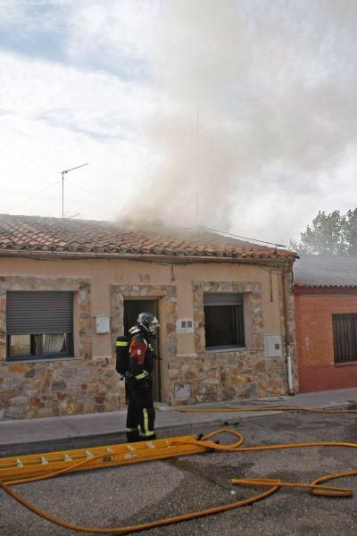 Incendio en el Espíritu Santo (Zamora)