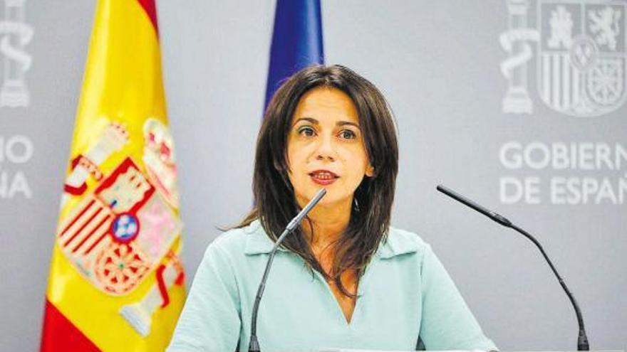 La secretaria de Estado de Sanidad, Silvia Calzón, ayer.