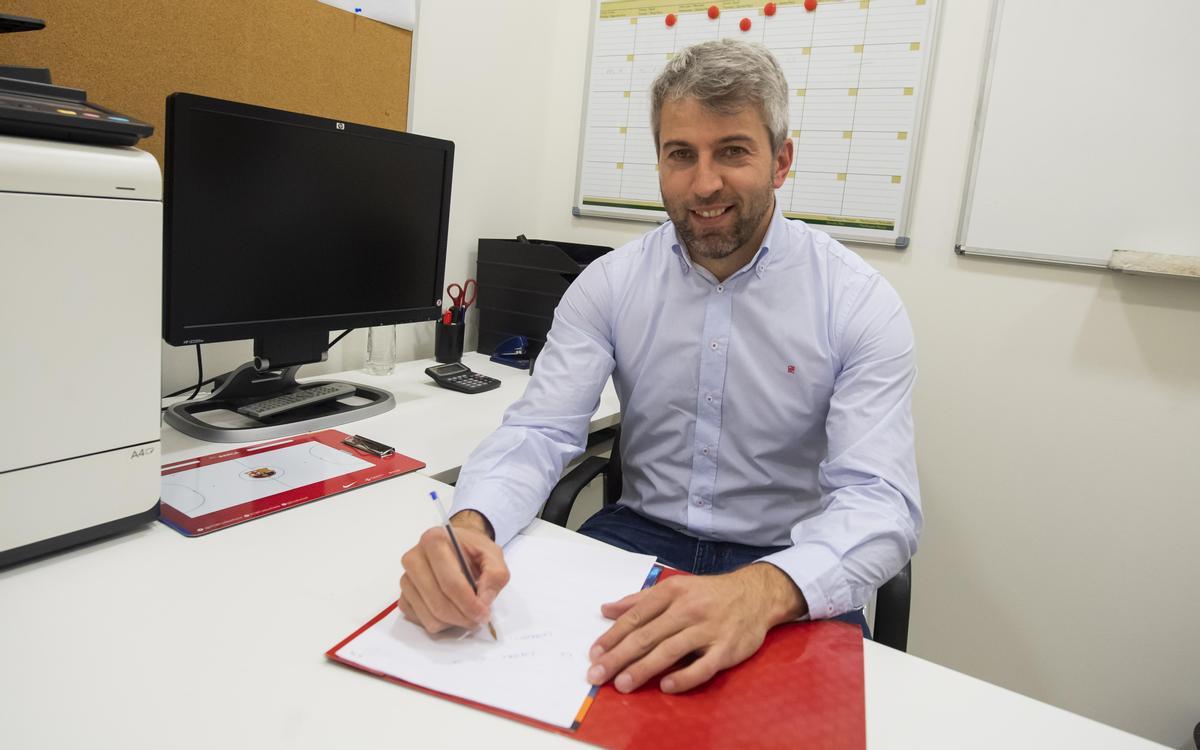 Jordi Torras, en su despacho en la Ciutat Esportiva