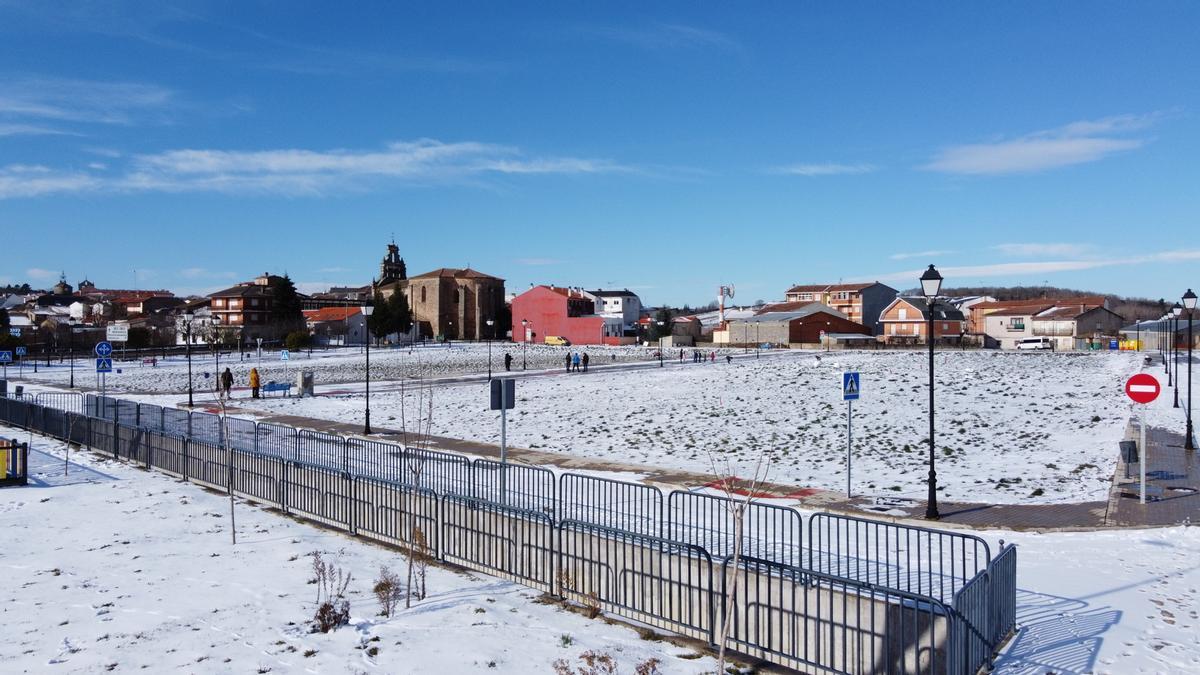 GALERÍA | La nieve del temporal Filomena llega a Aliste