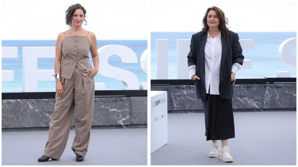 María Morales y Adelfa Calvo, protagonistas de 'La sombra de la tierra'.