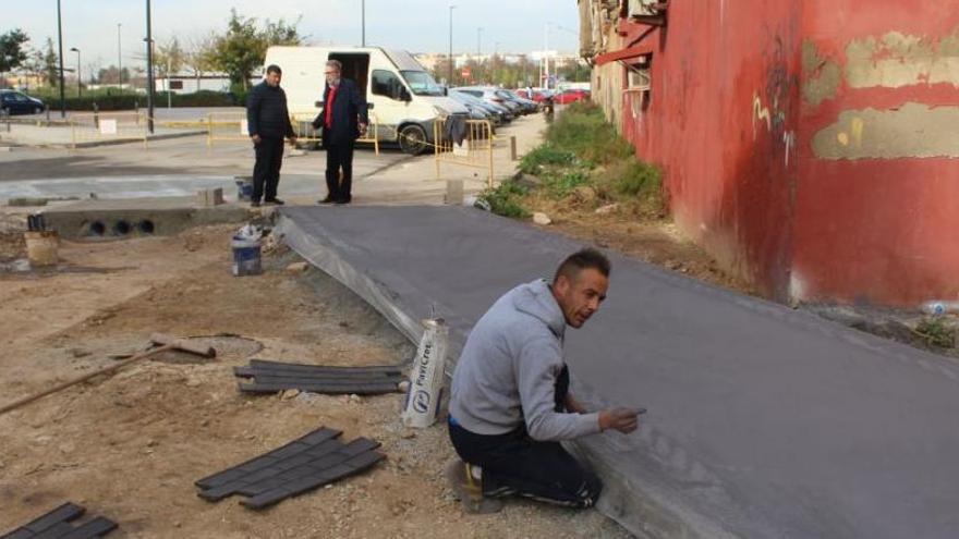 Albal abre un acceso peatonal hasta Catarroja desde la calle Atleta Fausto Albiol