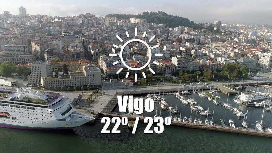 El tiempo en Vigo: previsión meteorológica para hoy, miércoles 5 de agosto