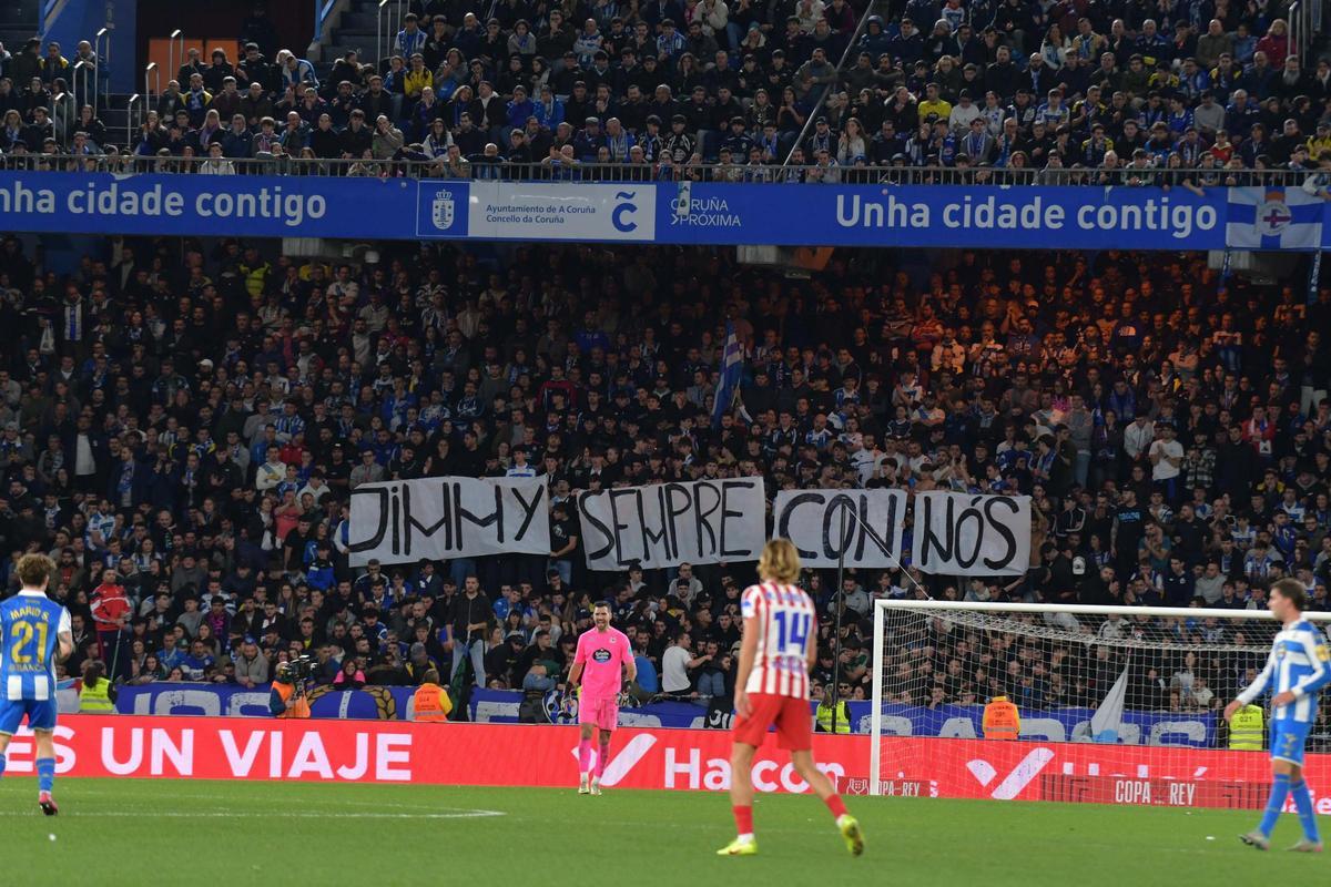 Magia blanquiazul en un Riazor pleno para el partido de octavos de Copa del Rey