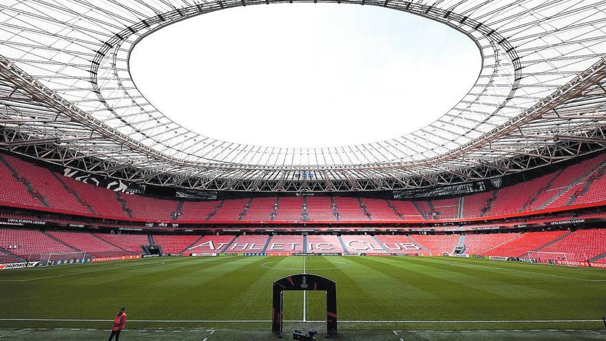 A San Mamés con el cartel de ‘UD Matagigantes’