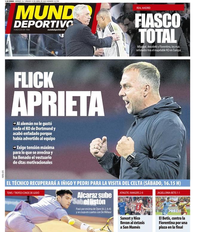 Las portadas de la prensa deportiva de hoy
