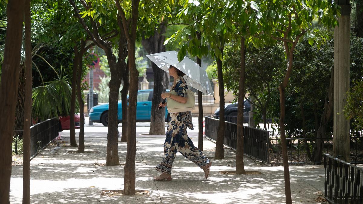 Combatiendo el calor en Murcia.