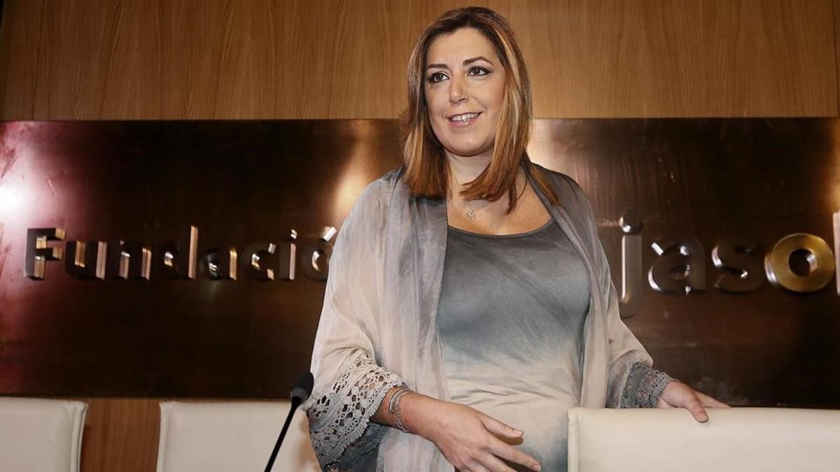 La presidenta de Andalucía, Susana Díaz, el pasado 2 de noviembre en Sevilla.