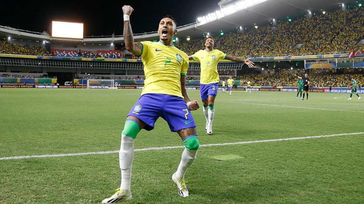 Brasil - Bolivia | El gol de Raphinha