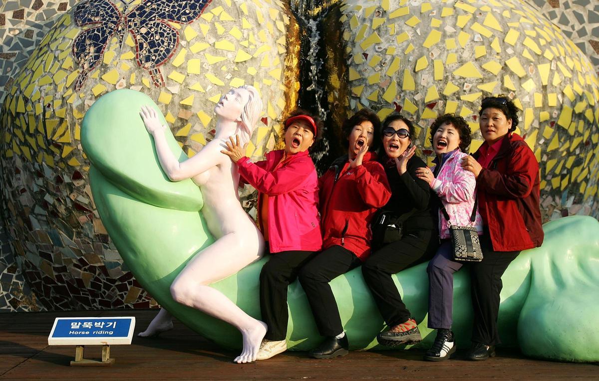 En Jeju Loveland las risas están aseguradas.