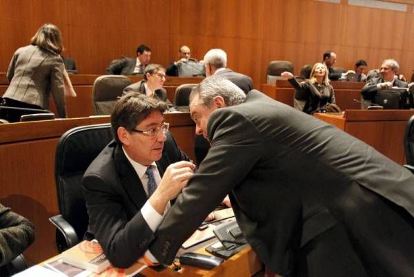 Fotogalería de la sesión plenaria de las Cortes de Aragón