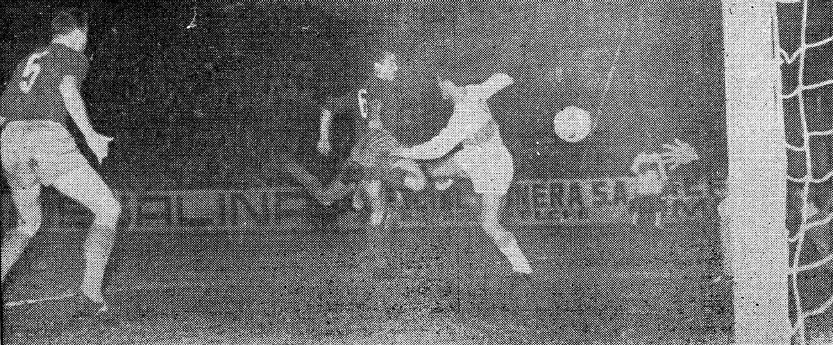 Remate de Vavá para anotar el primer gol del Elche retransmitido por televisión