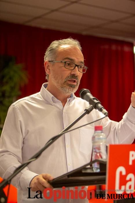 Presentación candidatura PSOE en Caravaca