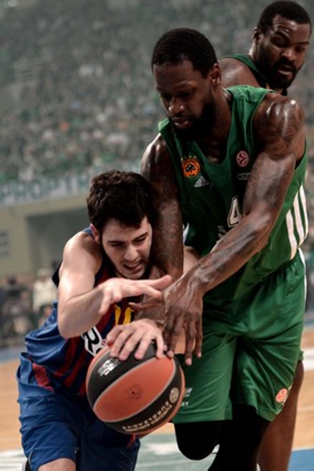 Panathinaikos, 60 - Barça Regal, 70 Panathinaikos, 60 - Barça Regal, 70