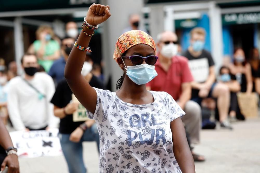 Protesta contra el racismo en Murcia