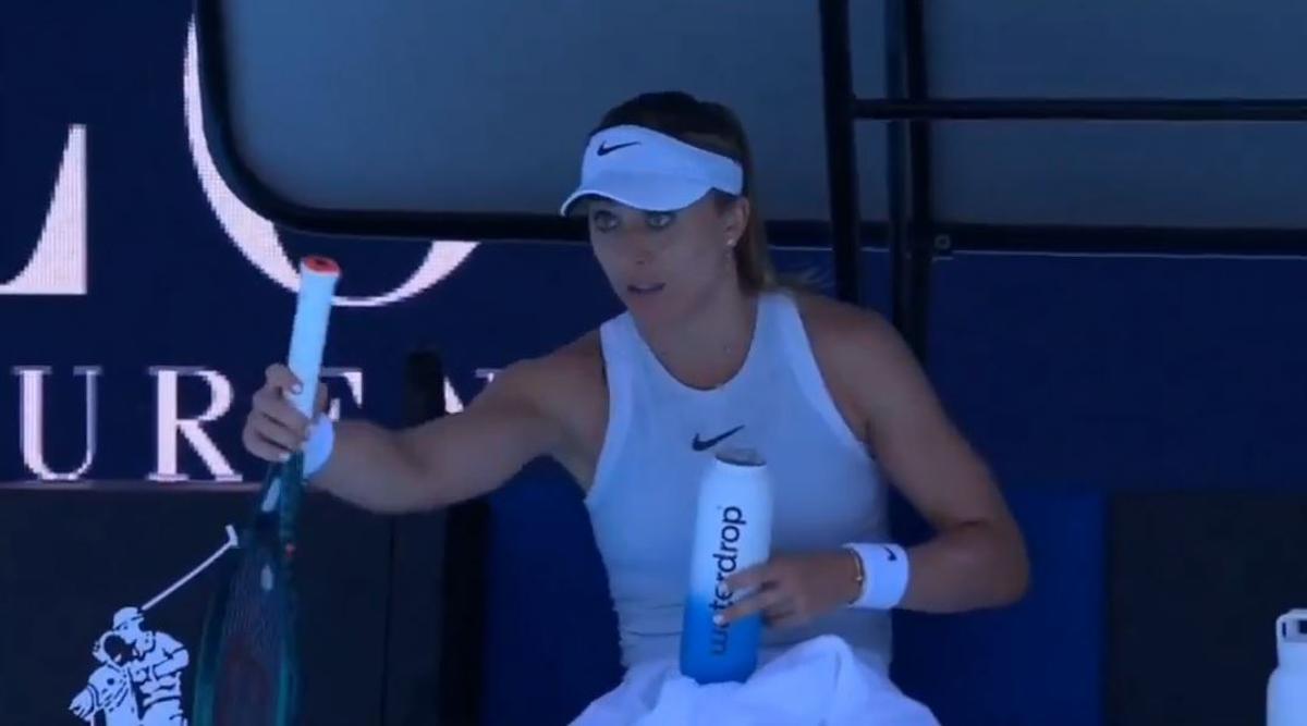 Tenis Badosa desmiente la discusión con Tsitsipas en pleno partido