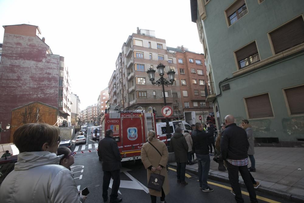 Incendio en Ciudad Naranco .