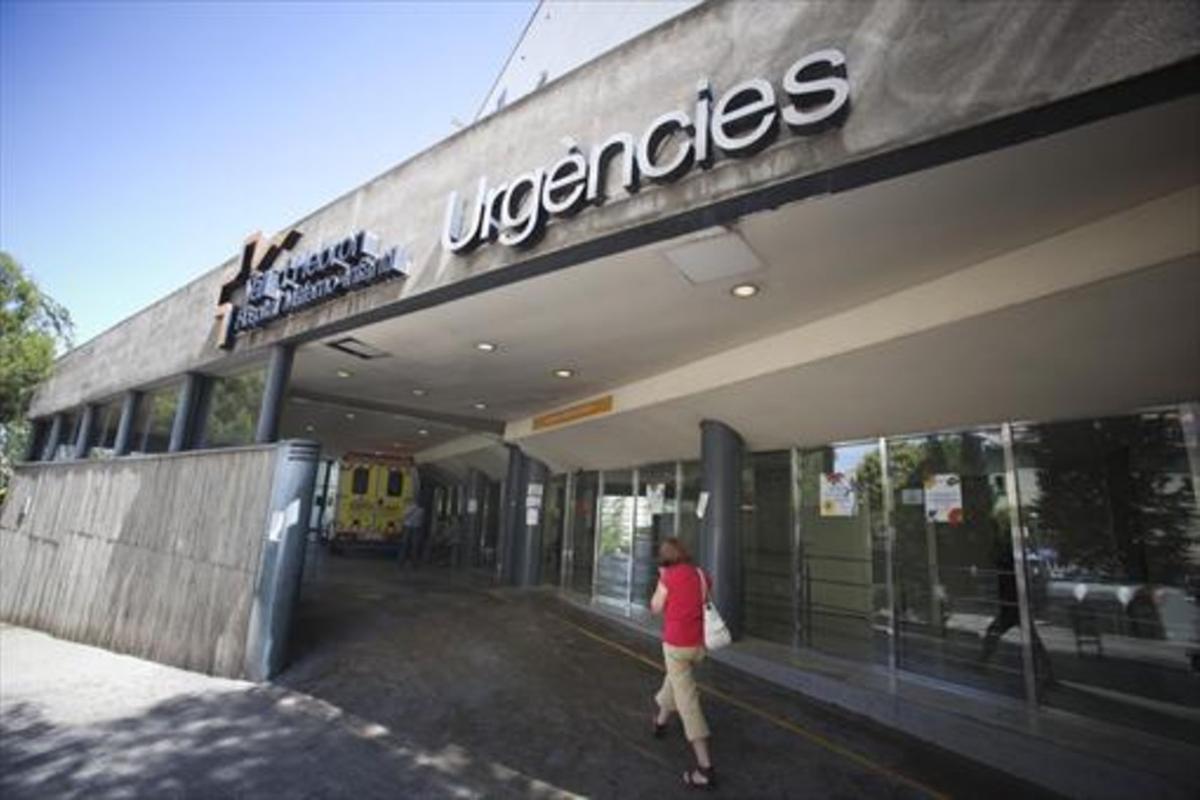 Entrada de urgencias del hospital maternoinfantil de Vall d’Hebron.