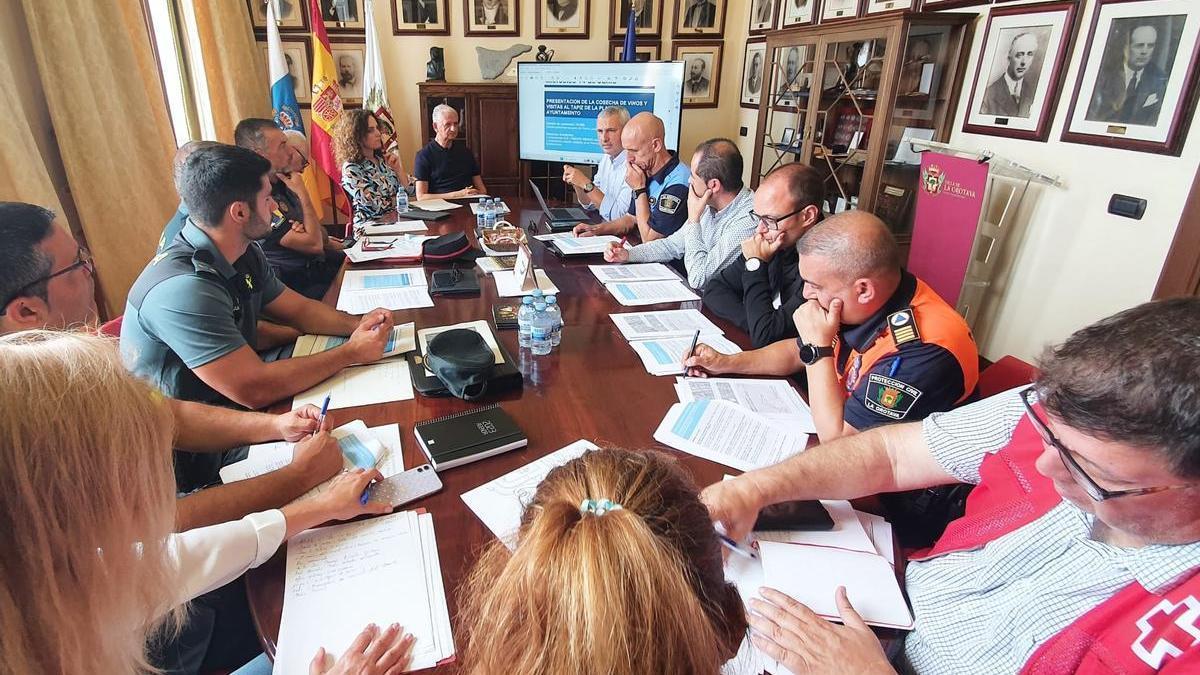 Junta de Seguridad en el Ayuntamiento de La Orotava