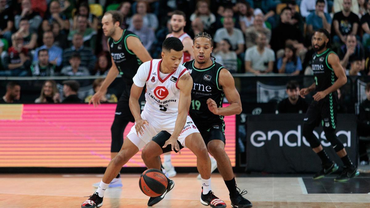 Bell-Haynes y Pantzar, durante el partido de este sábado.