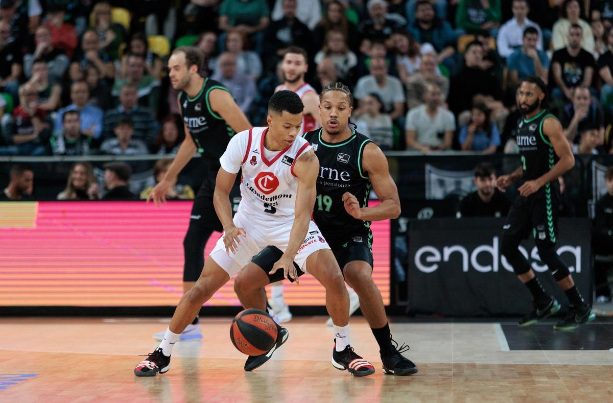 Bell-Haynes y Pantzar, durante el partido de este sábado.