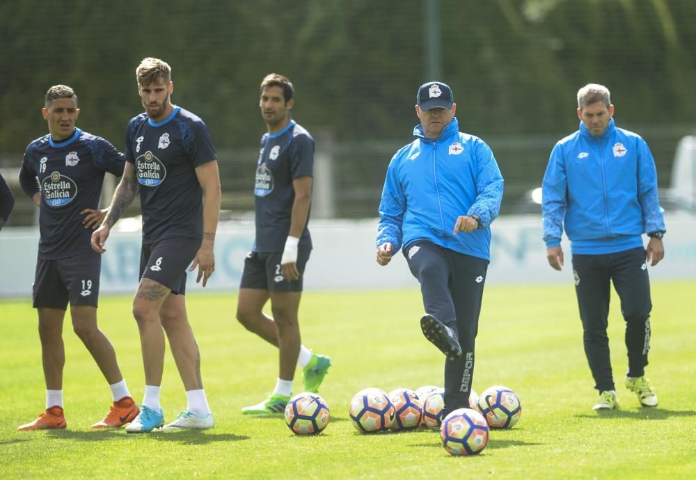 Última sesión antes de medirse al Espanyol