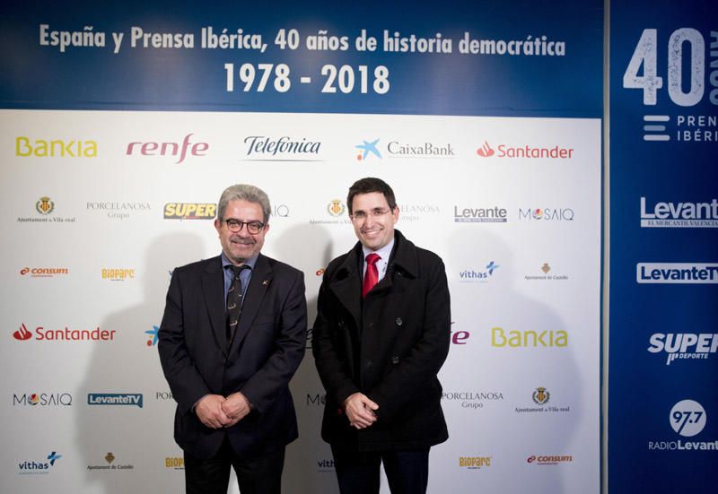 Photocall de la gala del 40 aniversario de Prensa Ibérica en Levante-EMV