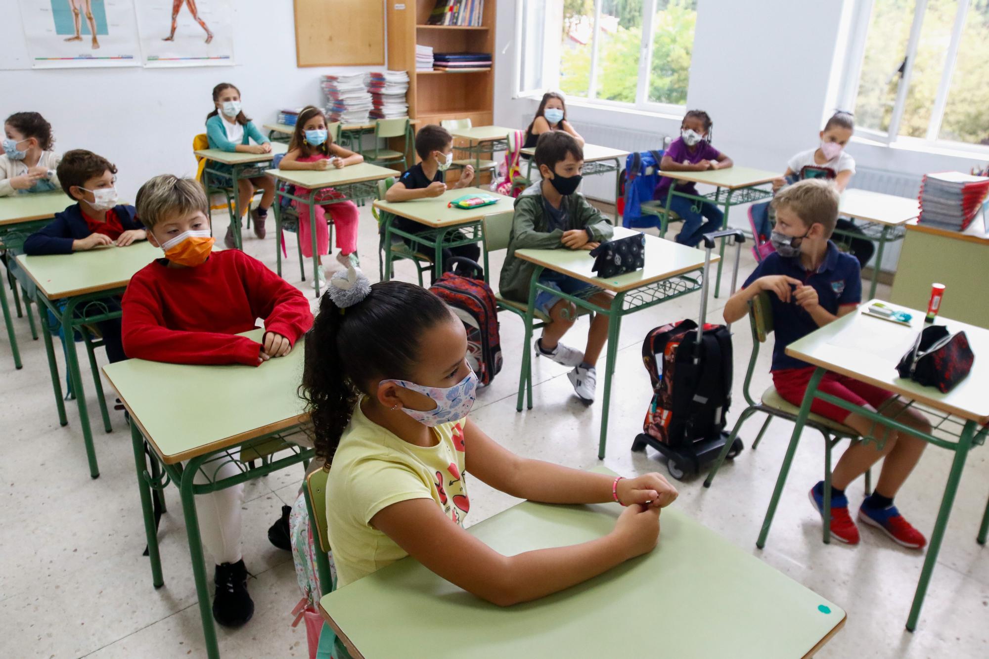 Las imágenes de la vuelta al cole en Galicia