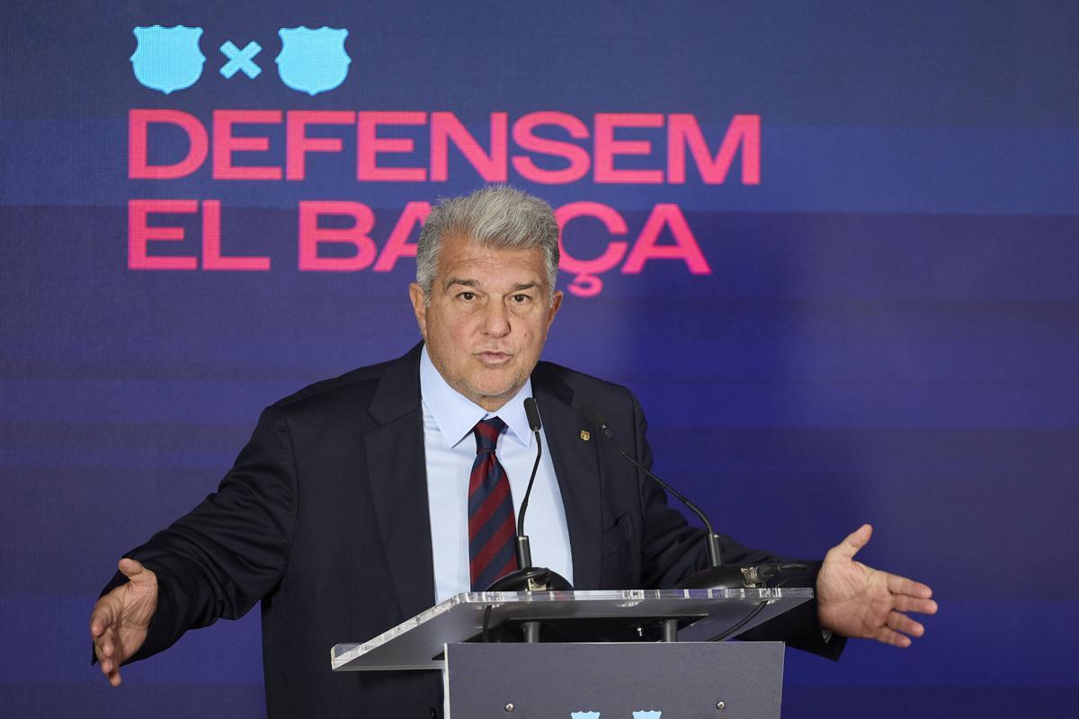 Laporta apunta al "entendimiento" entre L'Hospitalet y el Barça para desencallar la reforma del sector Can Rigalt