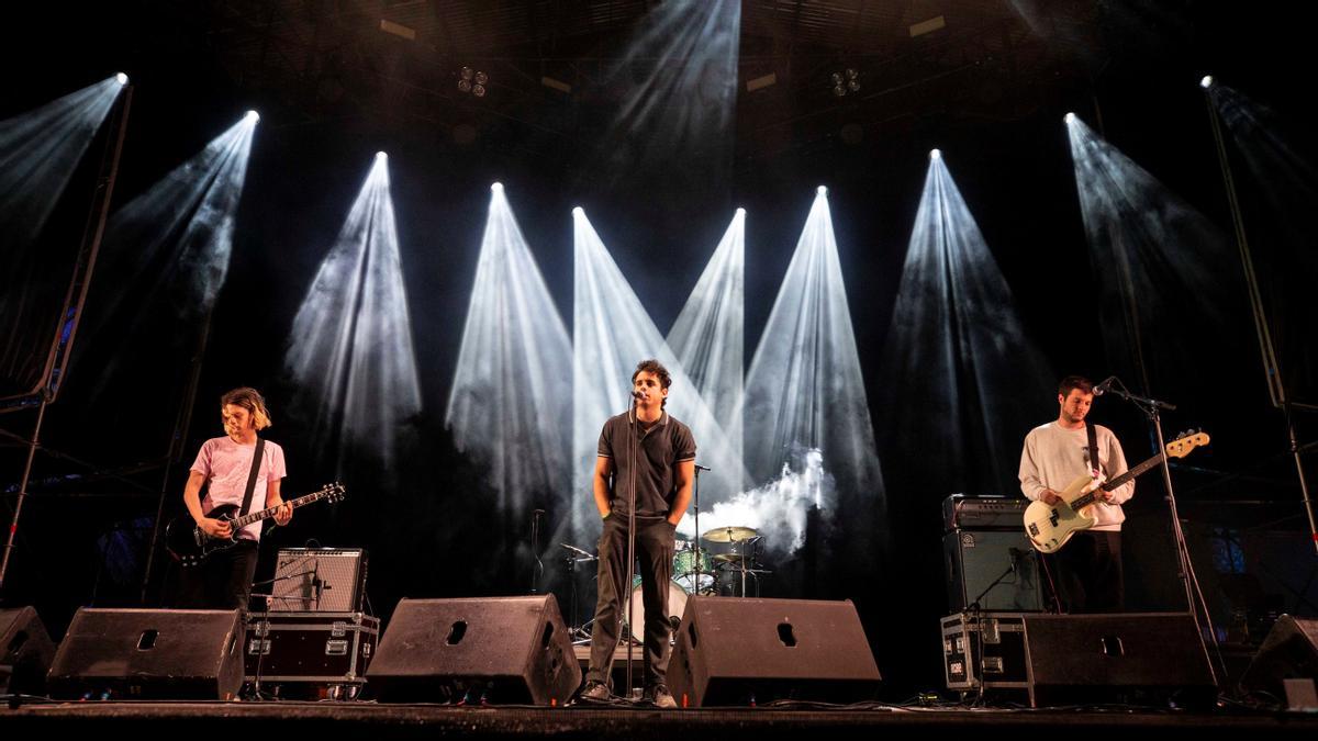 Carolina Durante, durnate una actuación en el festival Warm Up de Murcia en 2019.