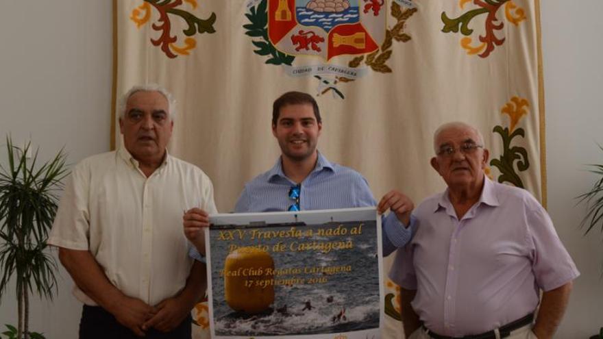 Francisco Domínguez, Ricardo Segado y Manuel Gómez.