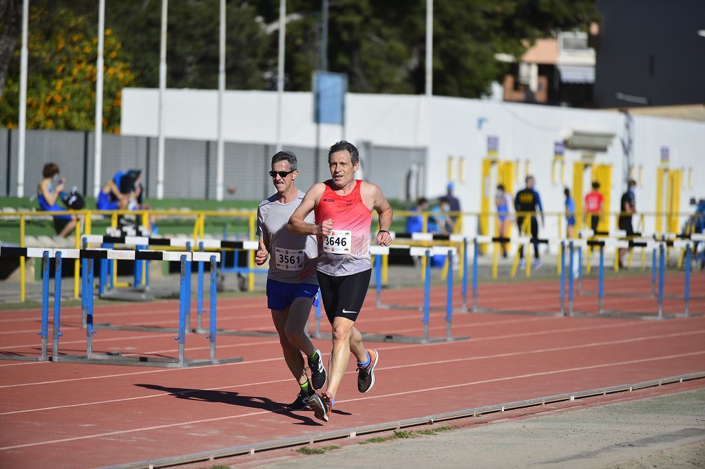 Atletismo nacional Máster sábado en la pista de Atletismo de Cartagena