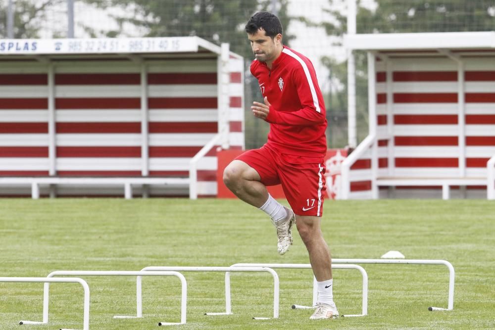 Entrenamiento del Sporting