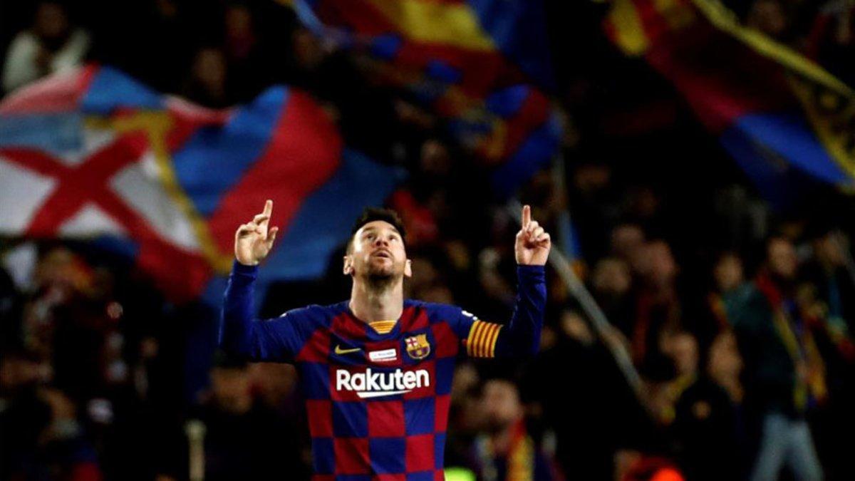 Messi marcó un nuevo hat-trick