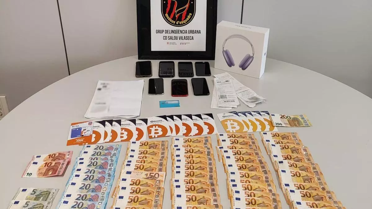 Tres detenidos en Salou por convertir dinero estafado en criptomonedas
