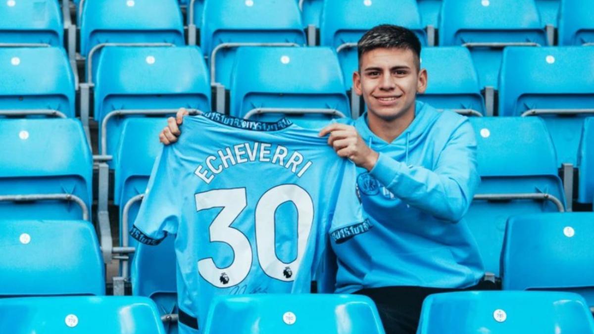 Guardiola puede estar tranquilo: así fue la exhibición de Echeverri frente a Brasil