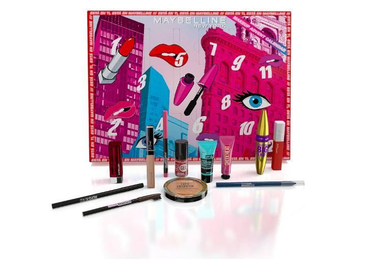 Calendario de Adviento de Maybelline