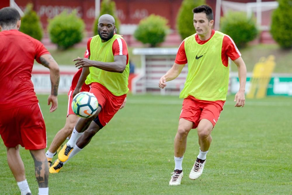 Entrenamiento del Sporting