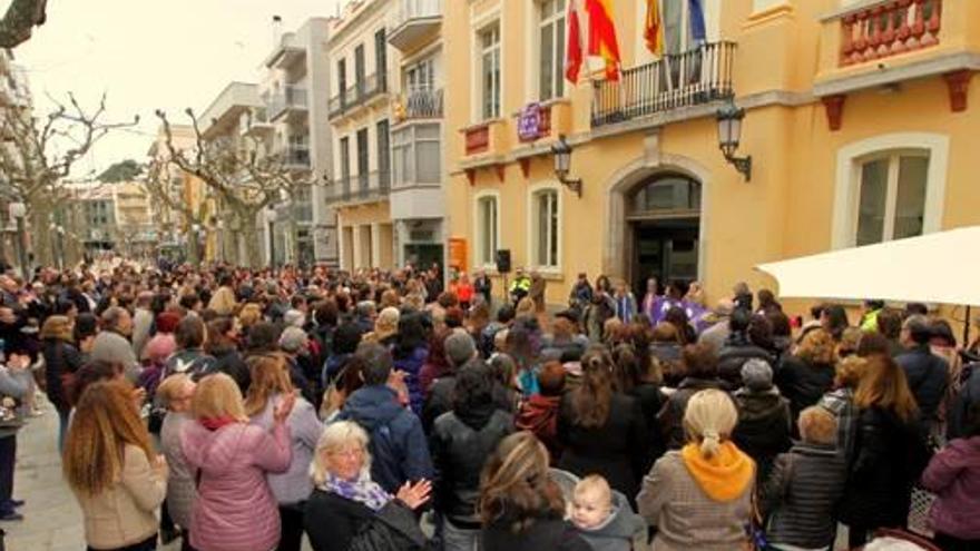 A Blanes, la concentració va reunir més de 500 persones.