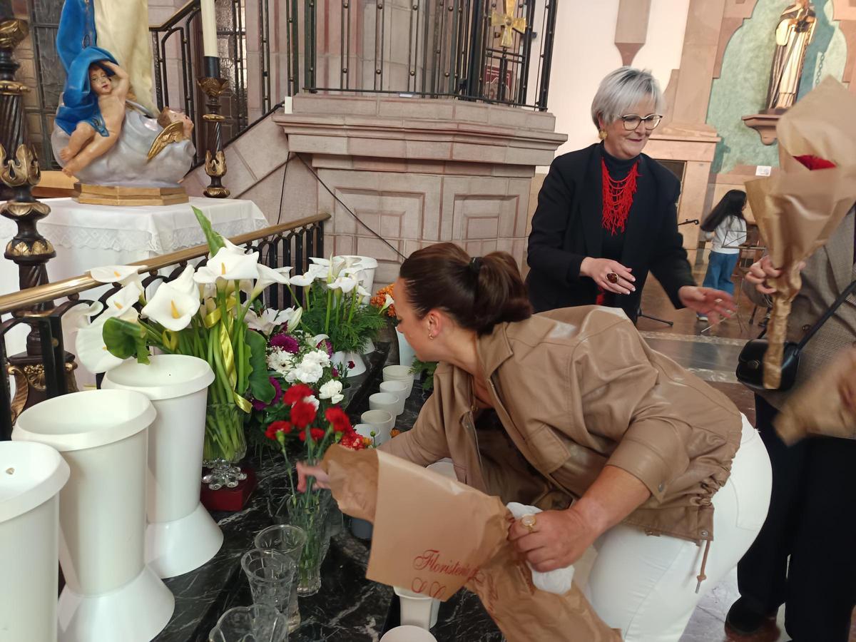 Flores para la Asunción.