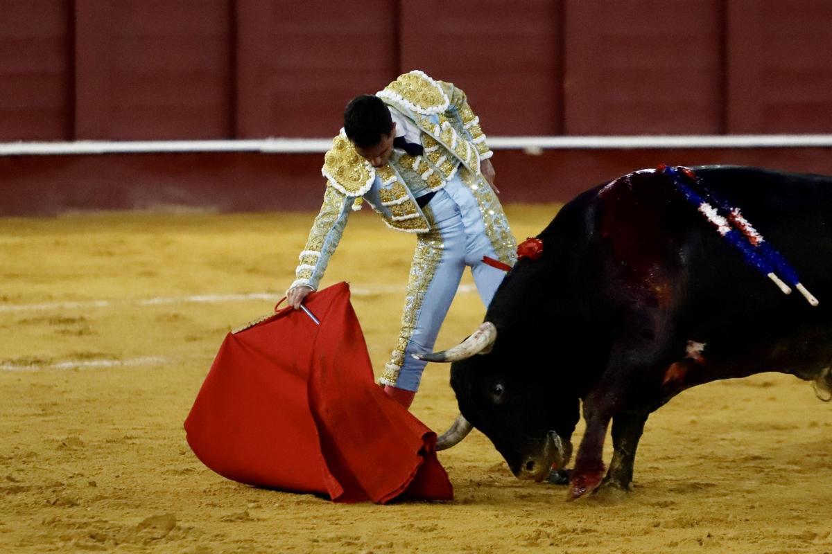 Lavado, en un momento de su actuación Lavado, en un momento de su actuación