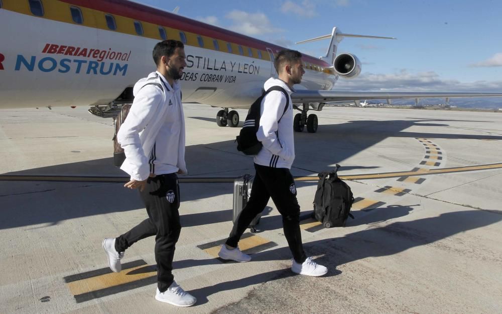 El Valencia ya está en Pamplona