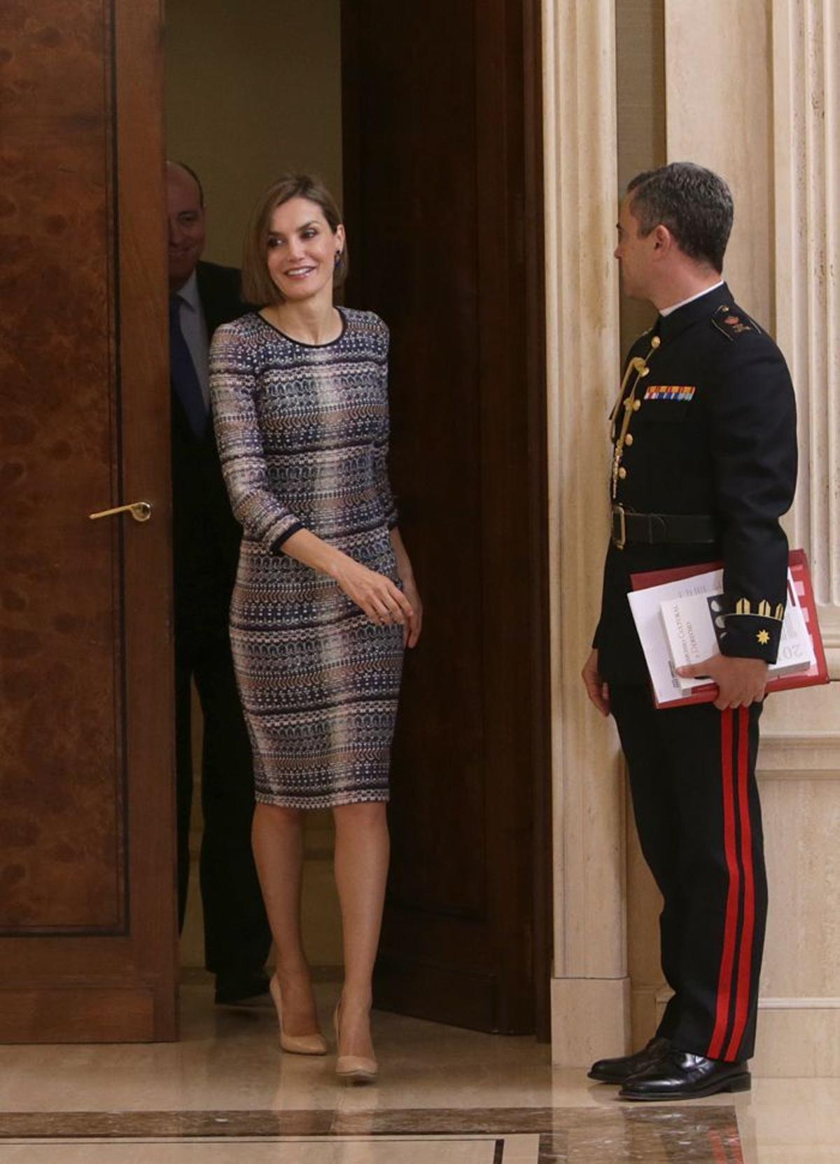 Letizia Ortiz luce su mejor sonrisa