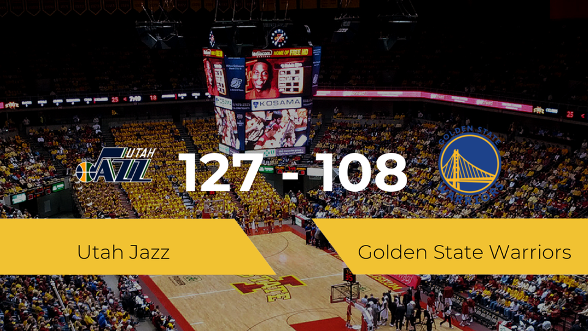 Utah Jazz logra la victoria frente a Golden State Warriors por 127-108