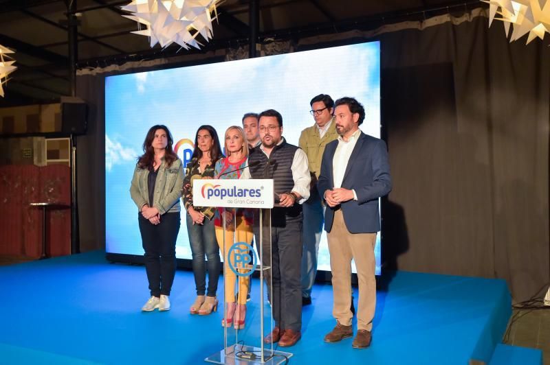 28-04-2019 LAS PALMAS DE GRAN CANARIA. Noche electoral en el Partido Popular  | 29/04/2019 | Fotógrafo: Andrés Cruz