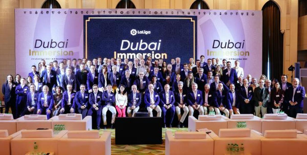 Una imagen del encuentro en Dubai