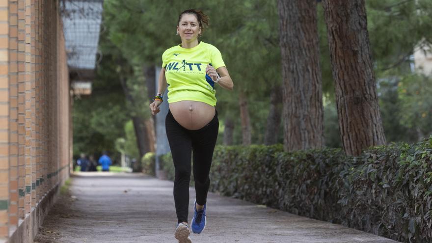 Natacha López: &quot;Correr embarazada es algo natural, me sienta bien&quot;