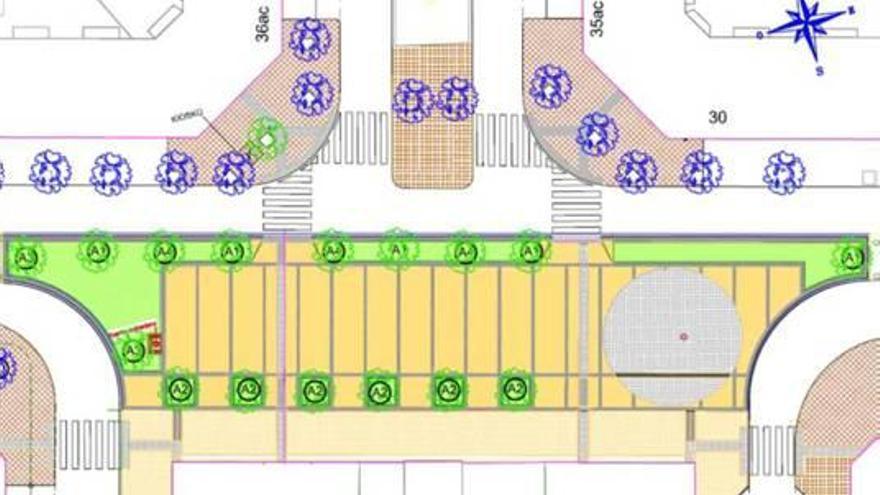 Proyecto de peatonalización de la plaza de Sant Marcel·lí.