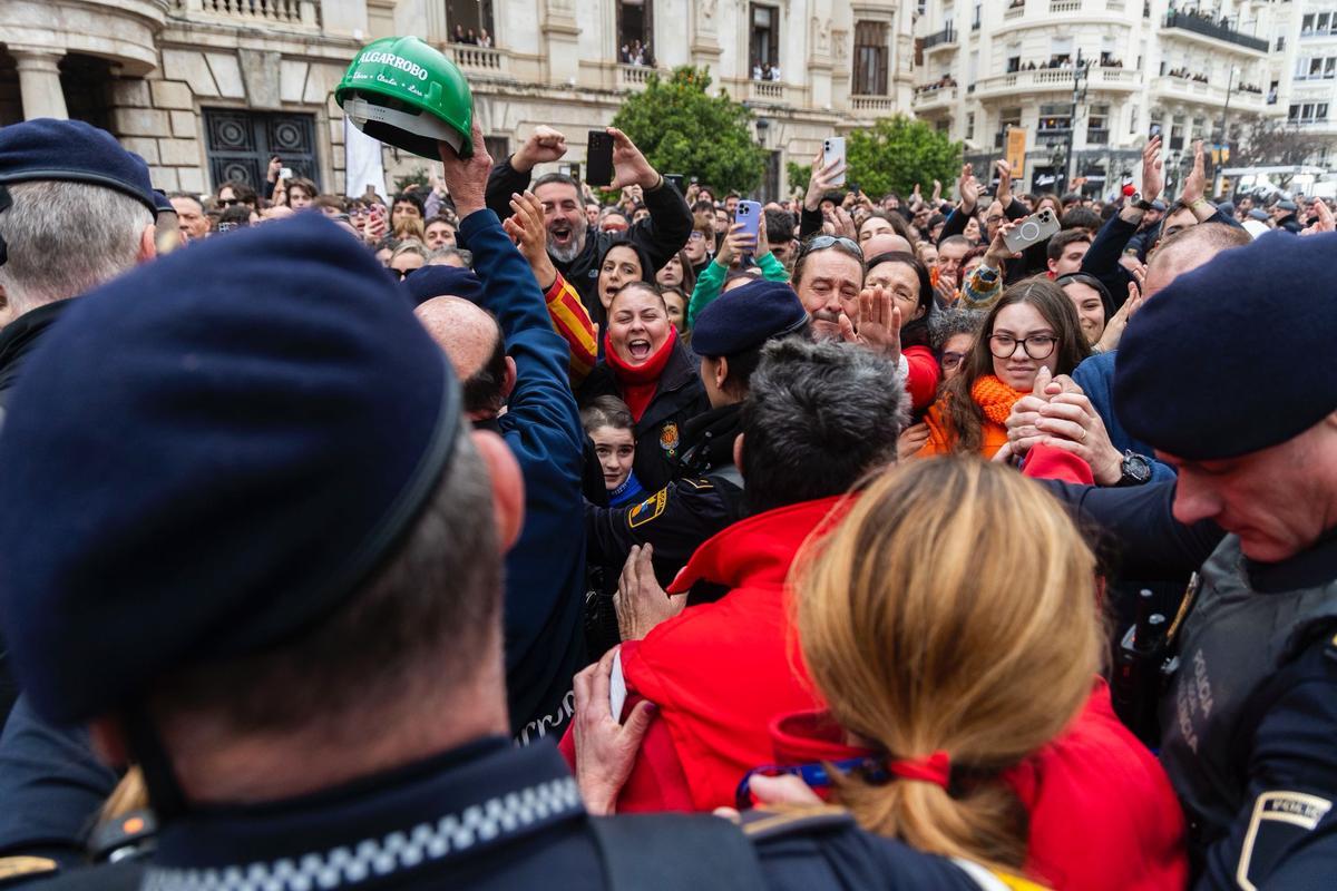 Mascletà del 3 de marzo a cargo de la pirotecnia Alto Palancia
