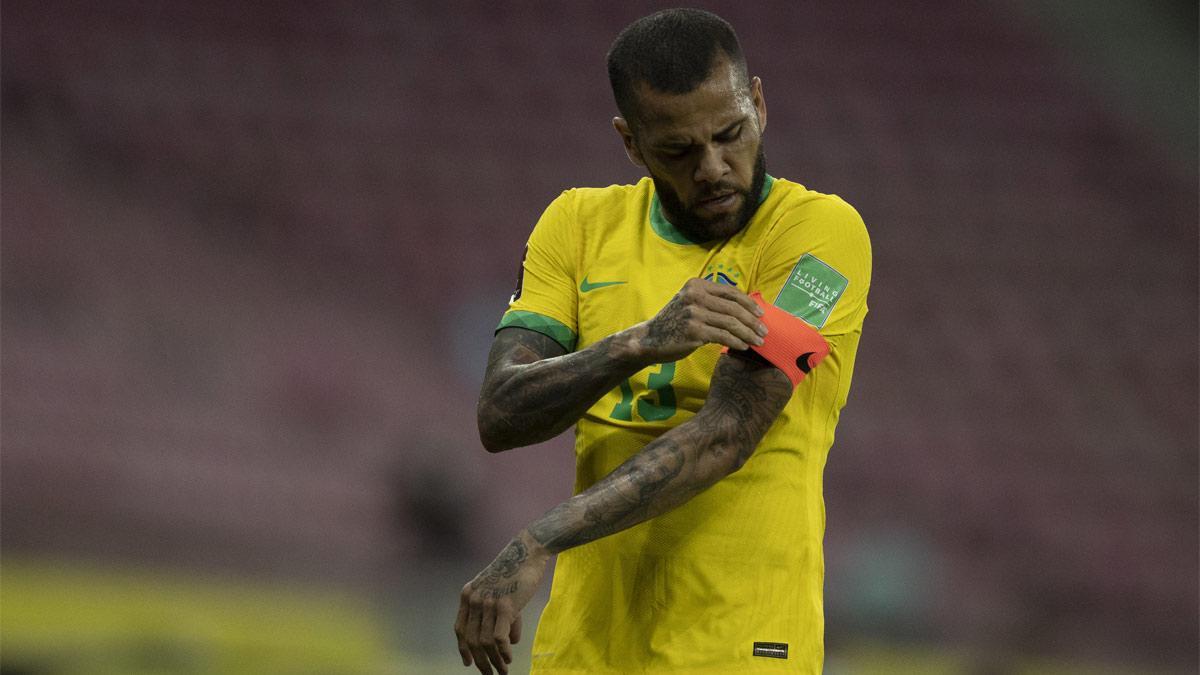 Dani Alves jugó su último partido en septiembre con la Seleçao